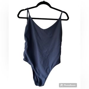 Aerie side cut out one piece backless swimsuit size medium